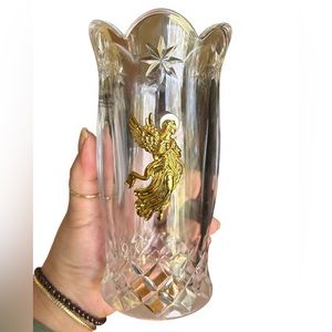 Crystal Clear Angel Candle Holders & Accessories